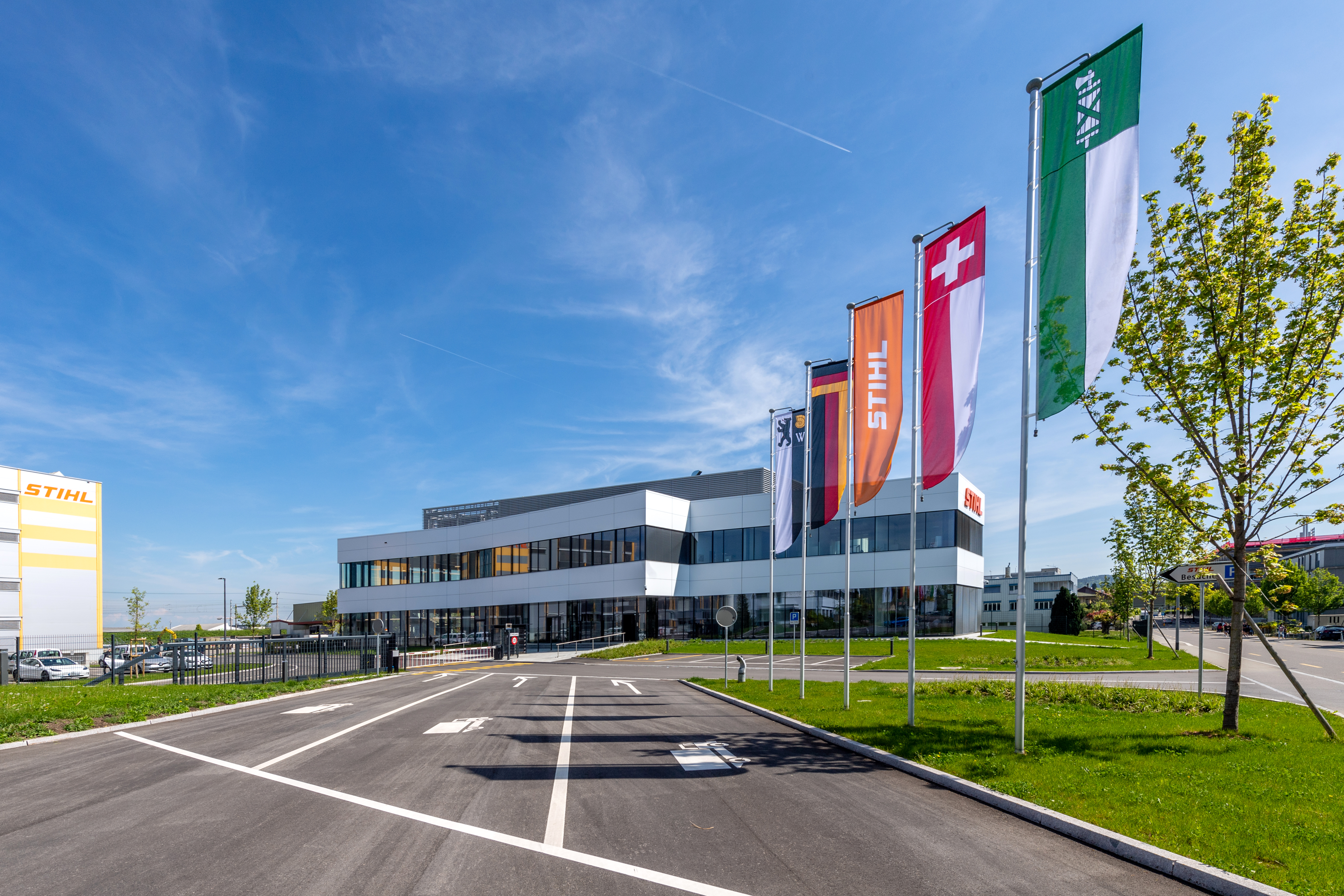 Gebäude des STIHL Kettenwerks