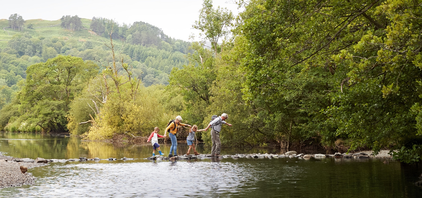 Flussüberquerung